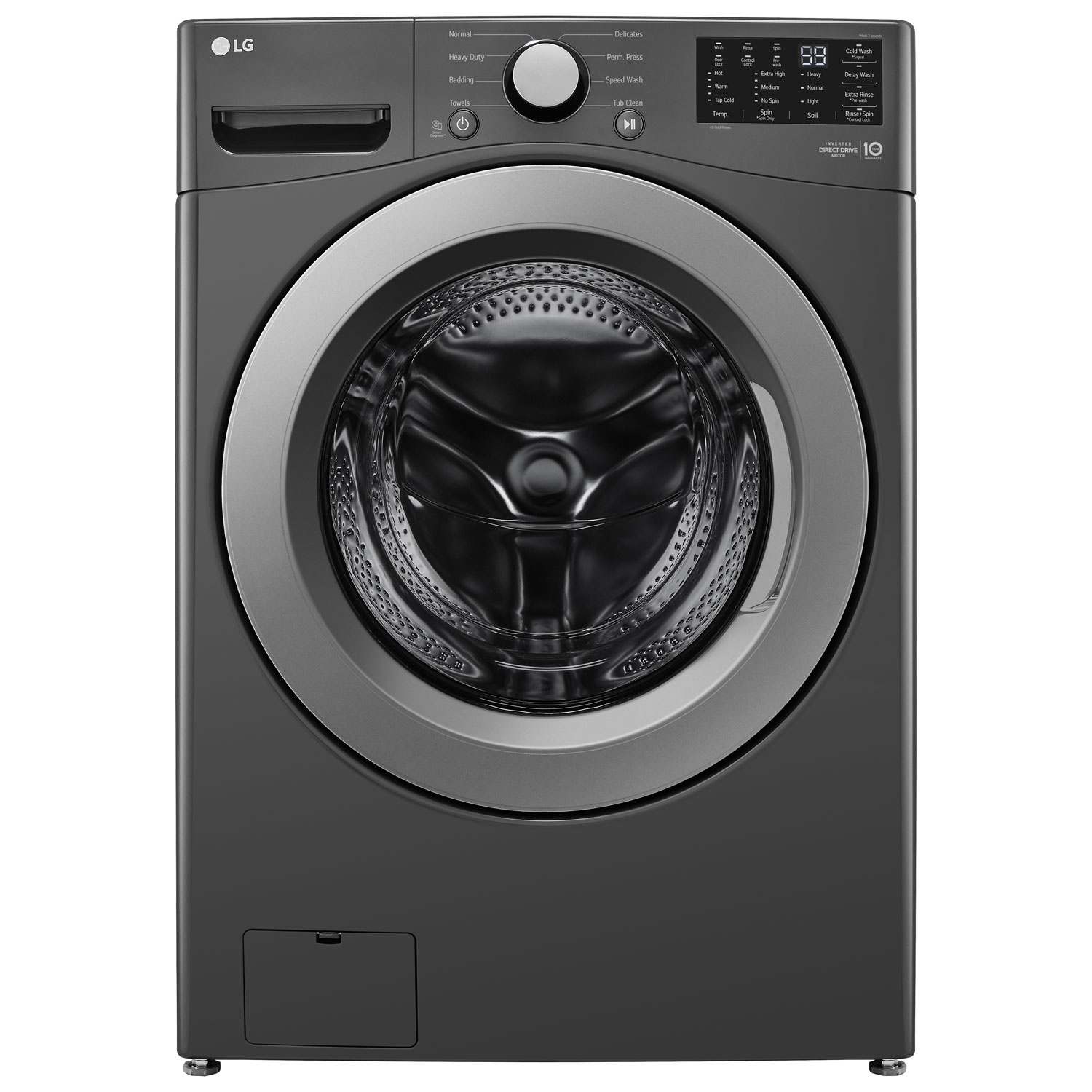 LG 5.8 Cu. Ft. Front Load Washer with 6Motion™ & TurboWash™ Technology – Energy Star Certified | Black (WM3470CM) | Best Buy Exclusive